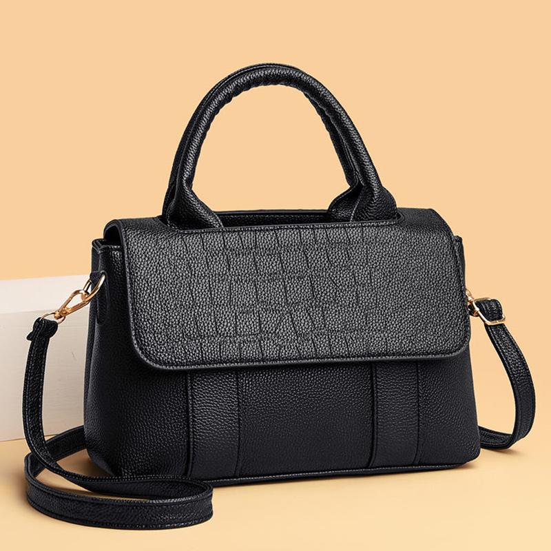 Genuine Leather Handbags for Women All-match Large-capacity Ladies Shopping One-shoulder Messenger Bag