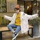 Autumn and Winter Imitation Lamb Wool Coat Korean Thick Loose Cotton Coat Wide Casual Hooded Women's Cotton Coat