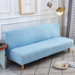 Four Seasons Solid Color Sofa Bed Cover Without Armrest Universal Elastic Folding No Armrest Lazy Sofa Cover