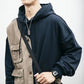 Hooded Sweater Men's Large Size Loose Casual Hooded Shirt Jacket