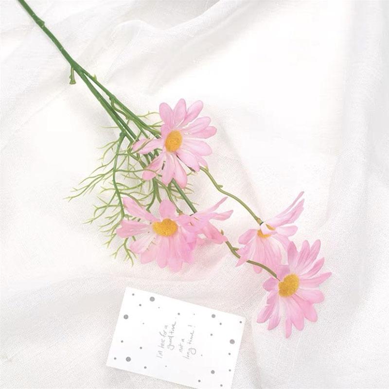 Simulation Flower Small Daisy Chamomile Fake Flower Photo Photography Photo Props Living Room Decoration Decorative Flower