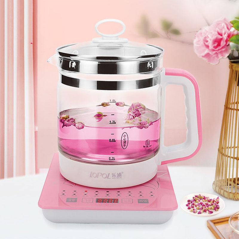 Multifunctional Heat Preservation and Health Glass Teapot Fully Automatic Office Flower Tea Maker Household Small Electric Kettle