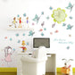 [Wall sticker] DIY cartoon butterfly wall stickers flowers beautiful girls wall decals kids rooms be