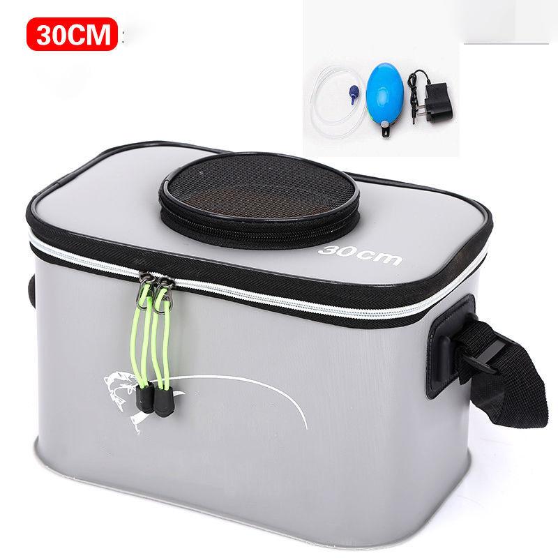 EVA Portable Fishing Bag Folding Thickened Live Fish Tank Water Tank Bucket Camping Fishing Tackle Fish Box Travel Fishing Tackle
