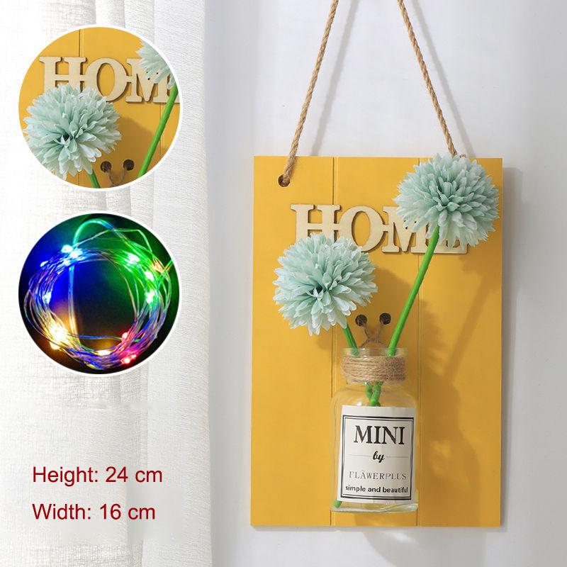 Creative Wall Hanging Living Room Wall Flower Wall Indoor Wall Hanging Wall Decoration Small Pendant Bedroom Room