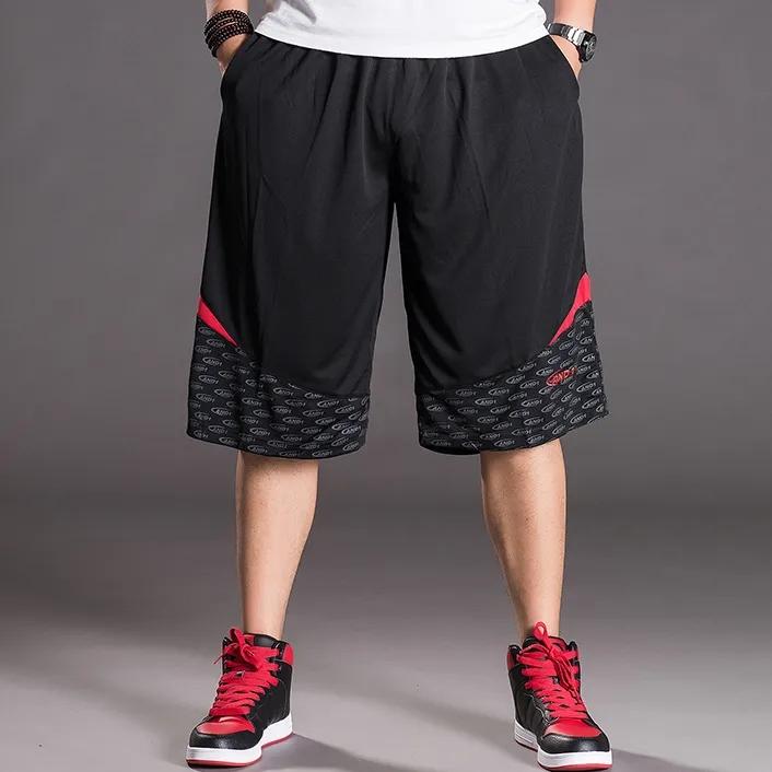 Summer Thin Basketball Pants Large Size Men's Shorts Casual Loose 5 Points Pants Sports Pants Breathable Large Pants