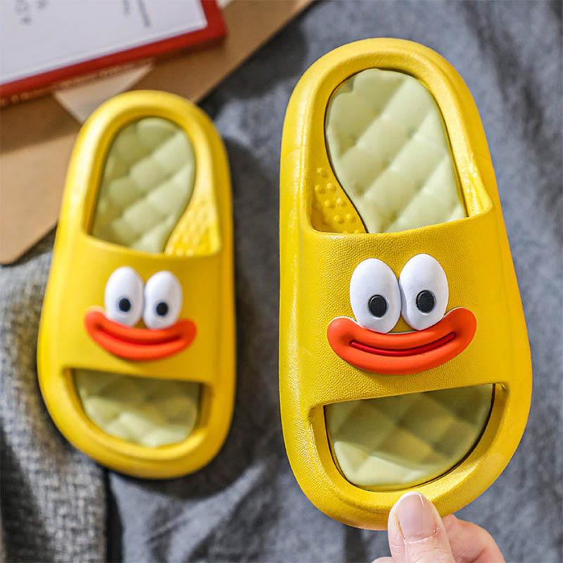 Children's Sandals and Slippers Cute Non-slip Waterproof Cartoon Soft Bottom Wear-resistant Baby Bath Slippers