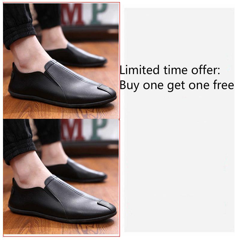 Buy a pair to get a pair of Peas shoes men's shoes Korean version of the trend of wild casual shoes
