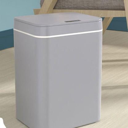 14 Liters Smart Sensor Trash Can Household with Lid Bathroom Kitchen Living Room Toilet Automatic Thickening Increase Trash Can