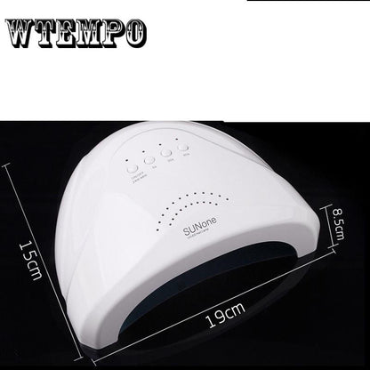 24W Led Lamp Nail Dryer Manicure Art Polishing Machine Tool Smart Sensor 12 LED Beads Nail Gel Dryer