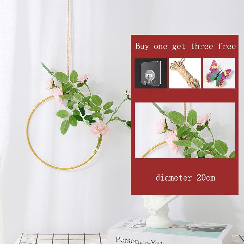 Room Layout Hanging Decoration Living Room Wall Wall Wrought Iron Pendant Wall Decoration Creative Dining Room Nordic Dormitory Bedroom