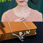 Fashion Ethnic Style Necklace Plum Blossom Branch Necklace Clavicle Chain Flower Ornament