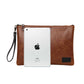 Fashion clutch bag men women rivet leather large capacity anti-theft shoulder bag Crossbody bags