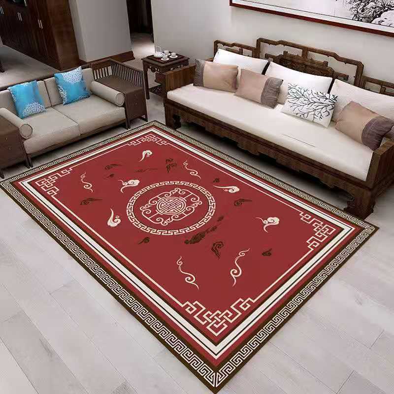 Chinese Style Simple Bedroom Bedside Mat Chinese Style Living Room Sofa Tea Carpet