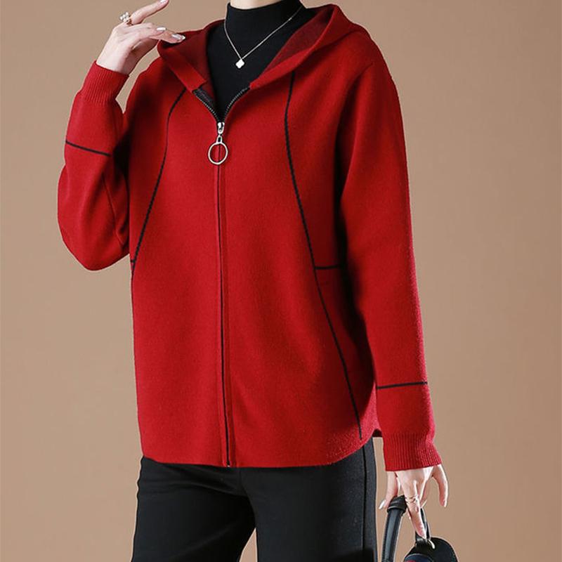 L-4XL Large Size Coat Middle-aged and Elderly Women's Coat 2021 New Spring Autumn Thin Section Solid Casual Jacket Female Tops