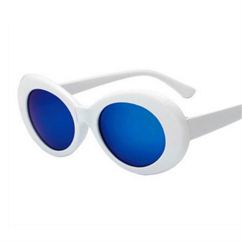 Clout Goggles NIRVANA Kurt Cobain Round Sunglasses Men Women Brand Designer Mirrored Glasses Male Fe
