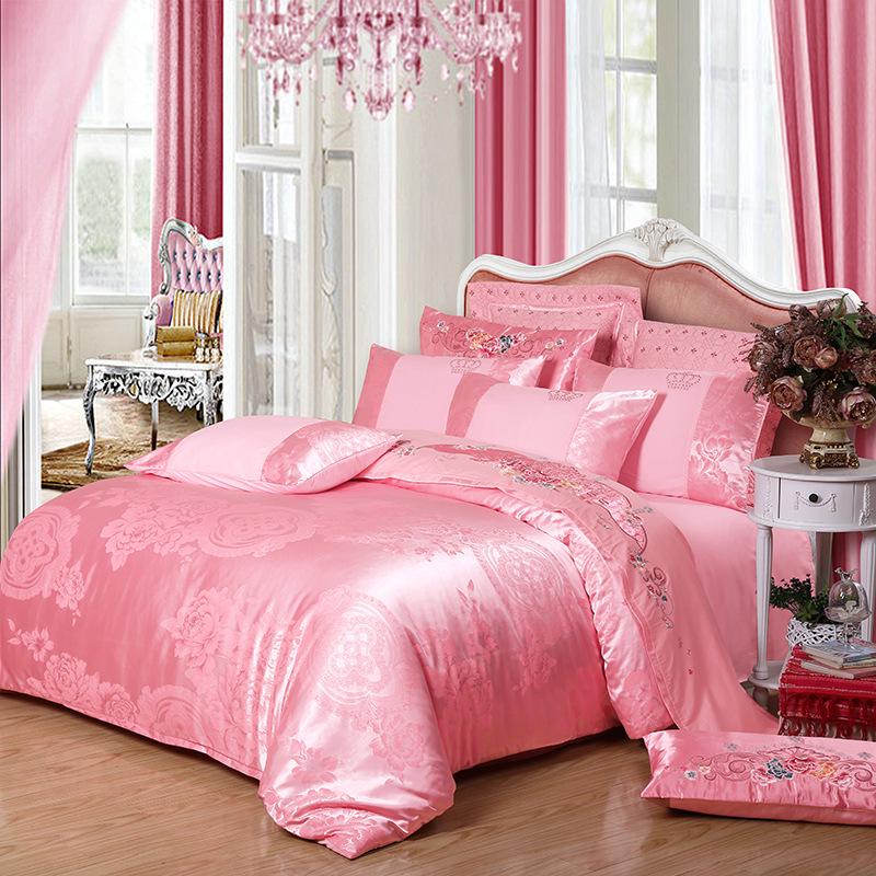 Luxury Jacquard Bedding Set Single Queen King Size Duvet Cover Set Bed Linen Quilt Cover