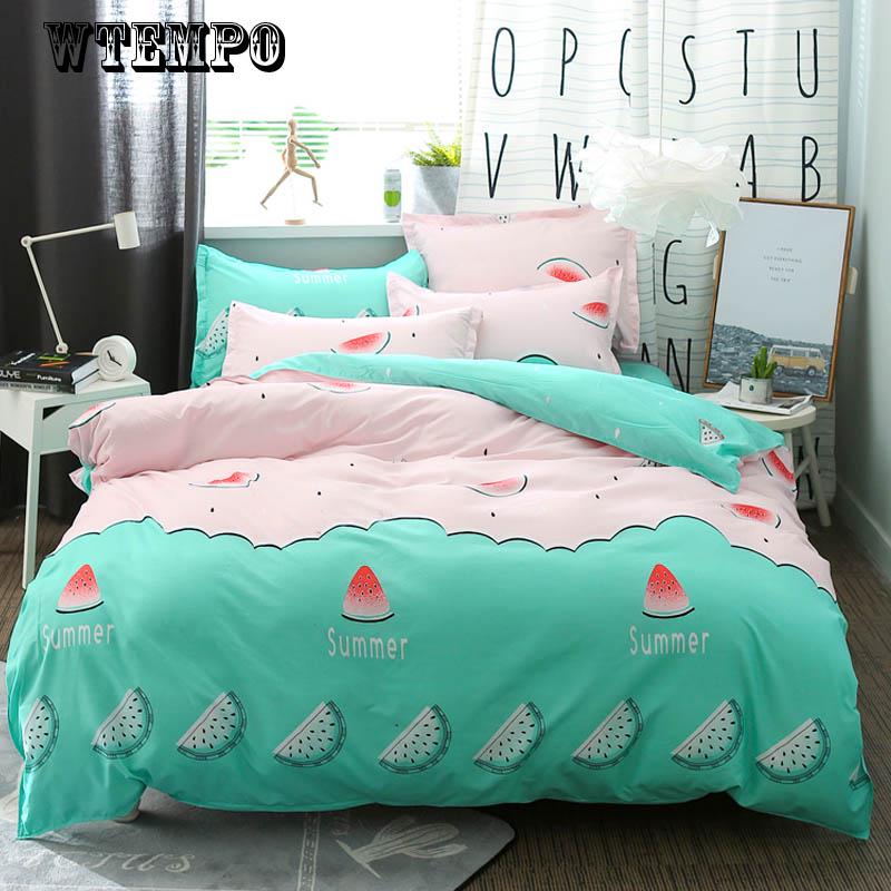 Home Textile Bedding Soft Pillowcases Duvet Cover Elegant Bedspreadsbeding 4pcs Set