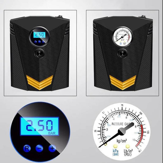 Car Inflatable Pump 12V Electric Portable Emergency Tire Inflatable Pump Small Fast Inflatable Multi-function Universal Automobile Reinforcing Pump