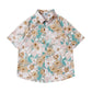 Summer Retro Floral Full-print Short-sleeved Shirt Men's Street Fashion Street Lazy Style Loose Couples Floral Shirts for Men and Women