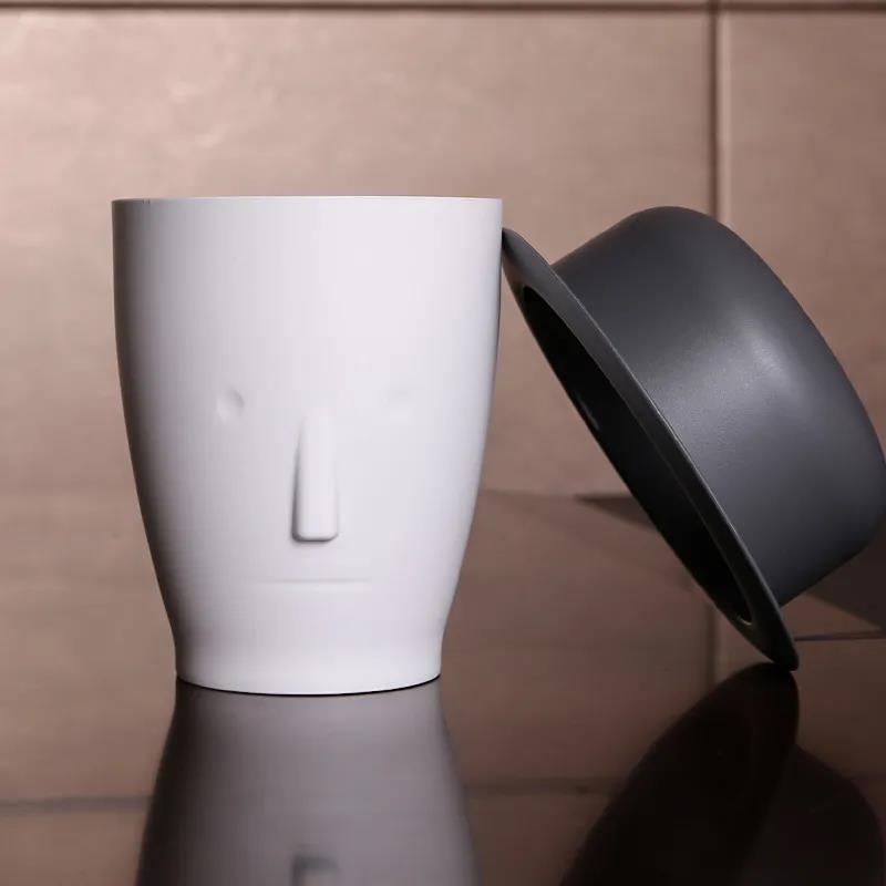 Personalized Desktop Trash Can Household Living Room Bedroom Cleaning Small Trash Can Office Desk Paper Basket Bucket Fruit Storage