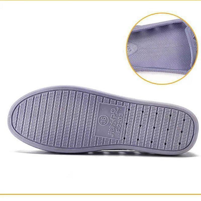Summer Women's Baotou Sandals Hole Shoes Casual Flat Non-slip Nurse Shoes Beach Hollow Mother Shoes