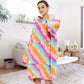 Venustas Wearable Blanket Hoodie Oversized Sherpa Blanket Hoodie Sweatshirt  Unisex Cozy Warm Soft Hoodie Blanket for Adults