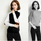 Pofulove  Korean Autumn and Winter Knitted Bottom Joker Top Cardigan Women's Sweater Pullover Loose