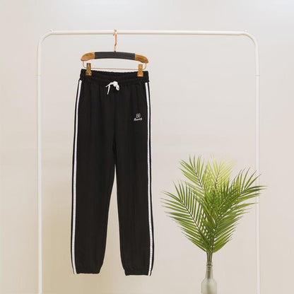 Sports Pants Women's Summer Thin Cotton Beam Feet Students Loose and Thin Korean Ins Tide Ice Silk Leisure