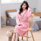 Ladies Autumn Winter Thickened Flannel Nightgown Couples Plus Size Long Coral Fleece High Quality Loose Home Wear Nightgown