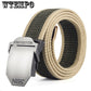 Striped Adult Men Knitted Men Casual Belts Canvas Belt Plus Size Strap Male Tactics Belt
