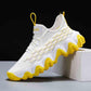 Plus Size 39-44 Fashion Summer Men Sneakers Low-top Mesh Running Basketball Shoes Outdoor Non-slip Shockproof Shoes