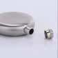 Portable Portable Mini Hip Flask 5oz 3 Two-pack Round Metal Bottle Stainless Steel Wine Set for Men's Travel Small Wine Set