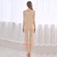 Women Plus Size Winter Thermal Underwear Autumn Clothes O-neck Tight Suit Thicken Windproof Comfortable Soft Lining Long Sleeve High Elasticity Slim