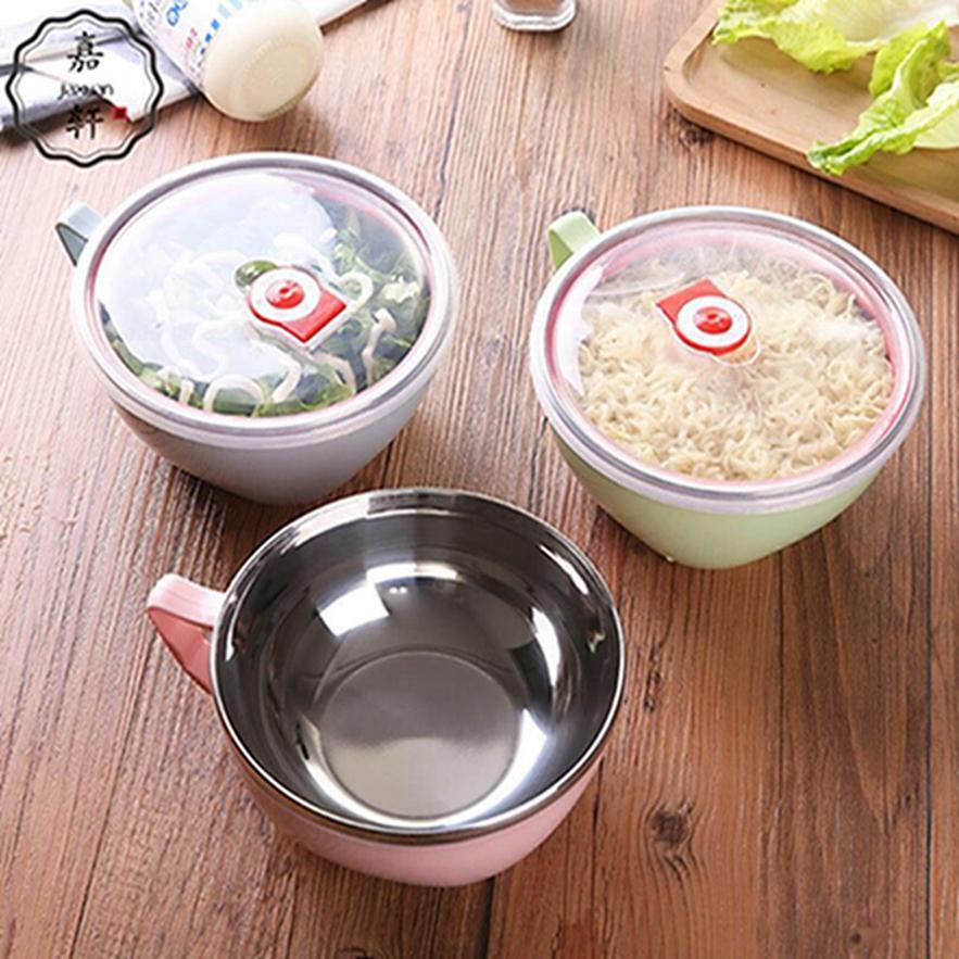 Kitchen Tools Food Container Instant Noodle Bowl With Handle Multi Fresh Soup Bowl