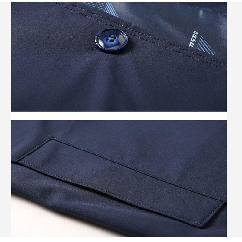 Spring and Autumn Thin Middle-aged Men's Jacket Middle-aged Business Casual Jacket Dad Jacket