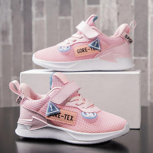 Children's Sneakers Girls' Sports Shoes 2021 Summer Elementary School Students' Soft-soled Breathable Running Shoes