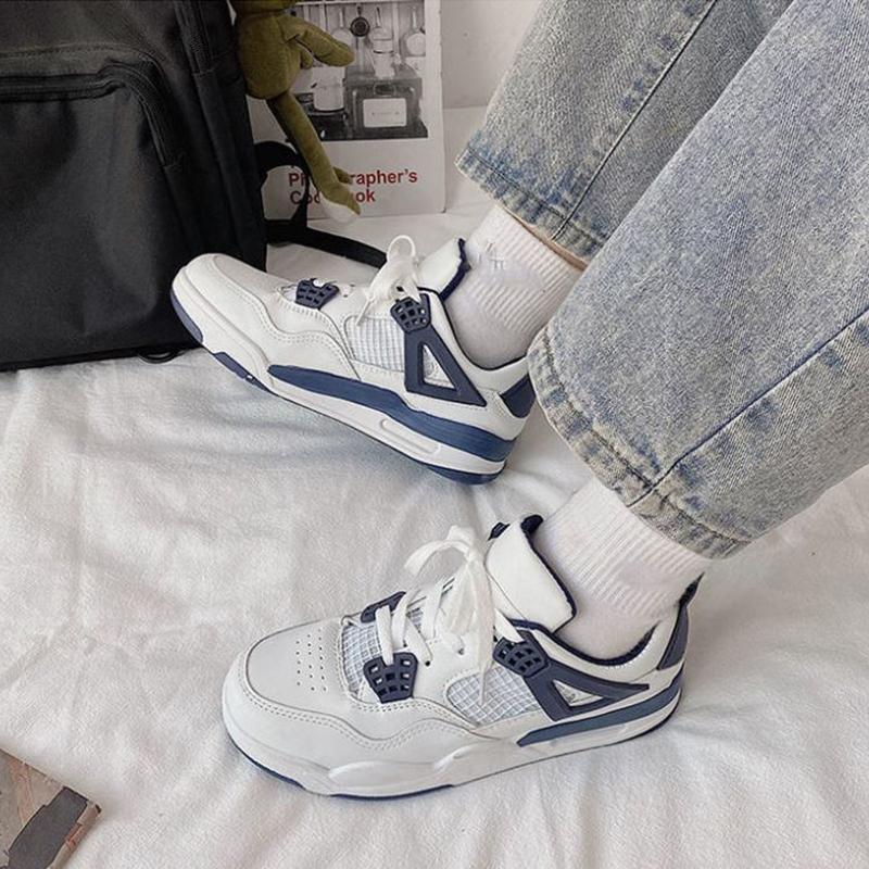 Daddy Shoes Female Spring Students Korean Version All-match White Shoes Casual High-top Sneakers