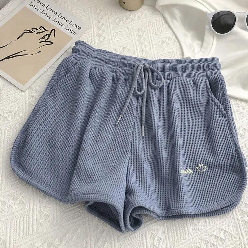Women's Super Shorts Summer Thin Casual Wide Legs High Waist Loose Sports Shorts Home Three Points Girls Fitness Cute Jogging Pants
