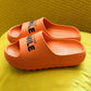 Soft Thick-soled Summer Massage Slippers Not Smelly Feet Household Couple Sandals and Slippers Deodorant Bathroom Bathing Home Non-slip Flip Flops