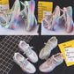 Rainbow Bottom Mesh Breathable Women's Shoes Korean Style All-match Running Sneakers for Students Fashion Casual Clearance Women's Shoes