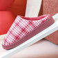 Winter Slippers Cotton Shoes for Women Plus Size Mens Slides Thick Warm Slipper