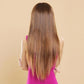 Synthetic Hair Fiber Heat-Resistant Straight Hair With Ponytail Fake Hair Chip-in Hair Extensions Pony Tail Wig
