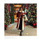 Korean Version of The Small Lamb Woolen Coat Women's Mid-length Horn Button Thick Woolen Coat