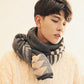 Men Scarf Winter Warm Solid Soft Women Cashmere Scarves Shawls and Wraps Couple Scarfs Gift