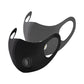 Cotton Black White Valve Mouth Face Masks Anti PM2.5 Dust Maske Washable Reusable Mouth Cover Filter