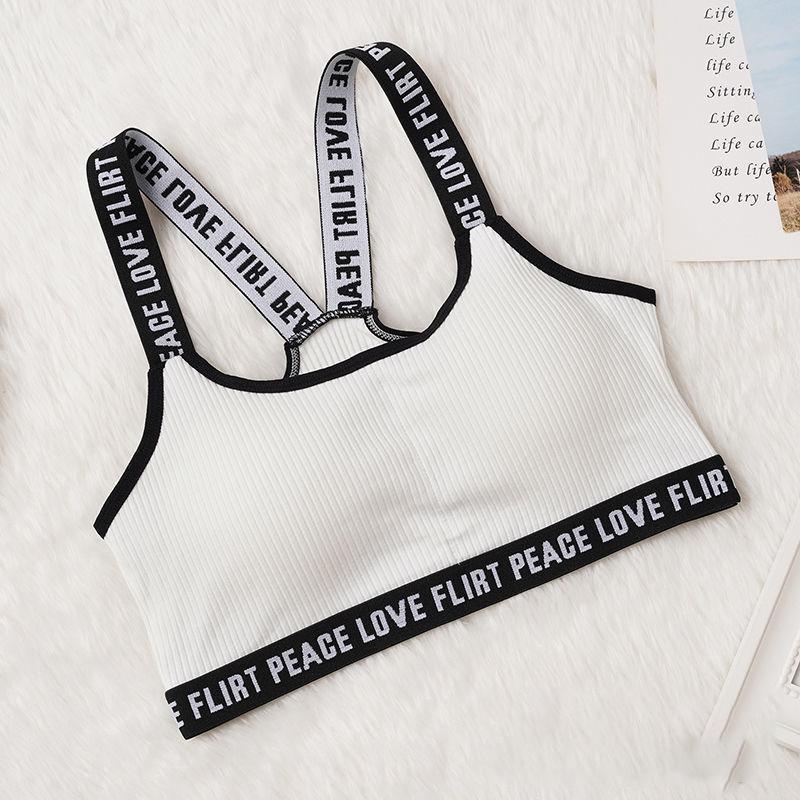 Pure Cotton Underwear Female Students Wrapped Chest Beautiful Back Tube Top Underwear Sports Yoga Bra Fabric Soft Light and Breathable