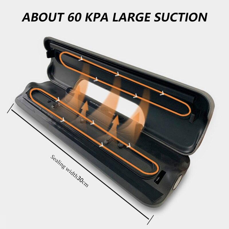 Electric Vacuum Sealer Packaging Machine For Home Kitchen Including 10pcs Food Saver Bags Commercial Vacuum Food Sealing