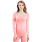Women Long Sleeve Thermal Underwear Winter Thicken Tight Suit Sexy Pajamas Autumn Windproof High Elasticity Slim Body Comfortable Breathable Versatile
