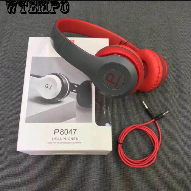 Computer Mobile Phone Universal Cool Head-mounted Wired Headset Sports Stereo Earphone